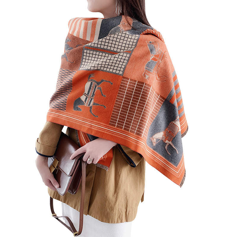 FORNASH SARATOGA SCARF ORANGE