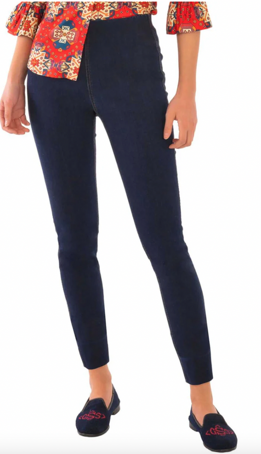 GRETCHEN SCOTT GRIPELESS PANT DK DENIM BLUE