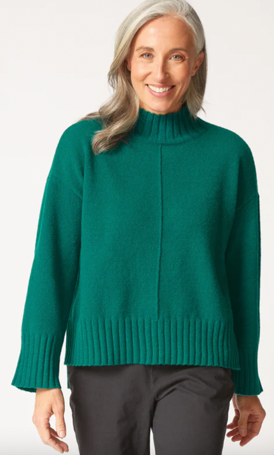 HABITAT SWEATER WEATHER COZY PULLOVER EVERGLADE