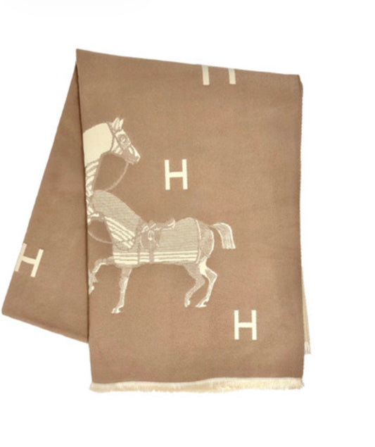 FORNASH KHAKI JOCKEY SCARF