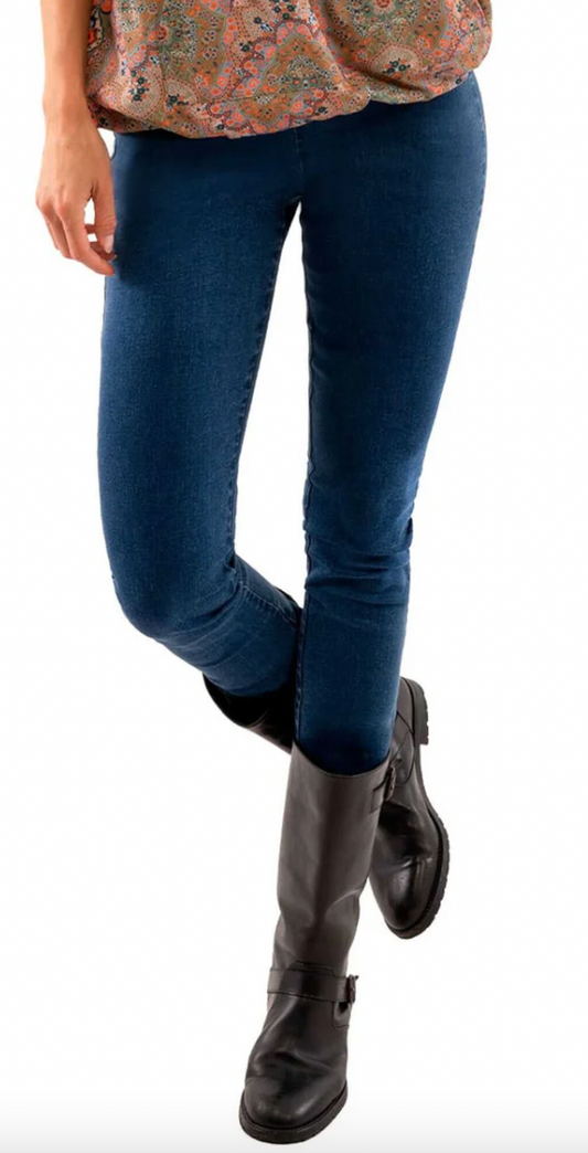 GRETCHEN SCOTT GRIPELESS PANT MEDIUM DENIM BLUE