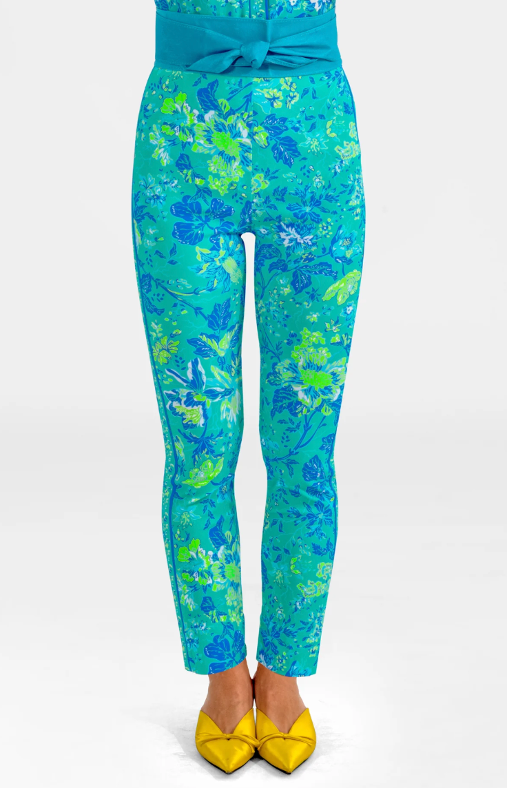 GRETCHEN SCOTT GRIPELESS PULL ON PANT ENGLISH GARDEN