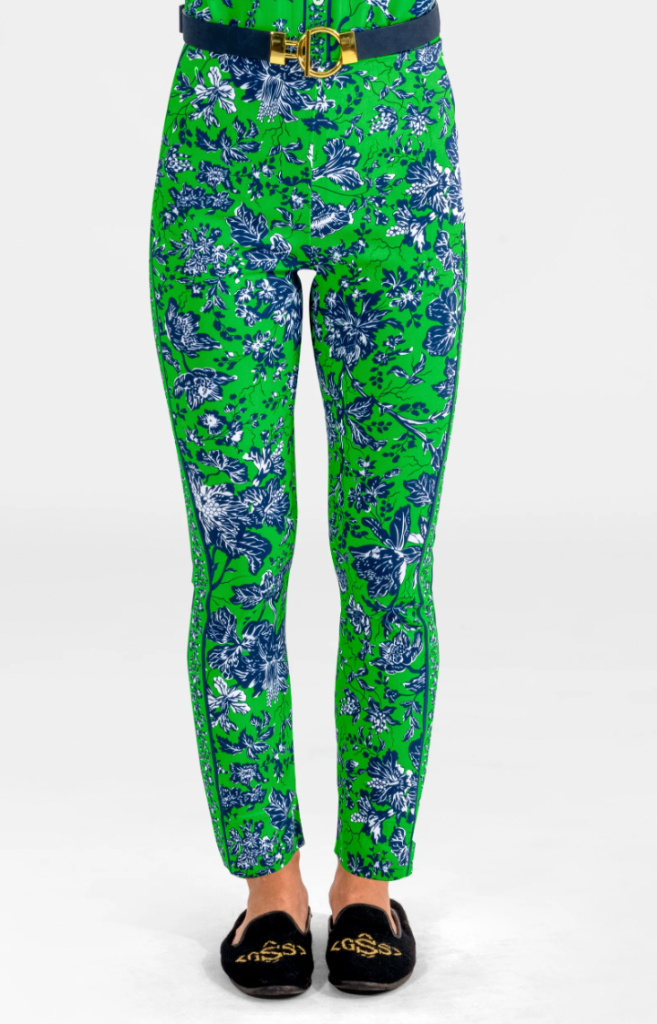 GRETCHEN SCOTT GRIPELESS PULL ON PANT ENGLISH GARDEN