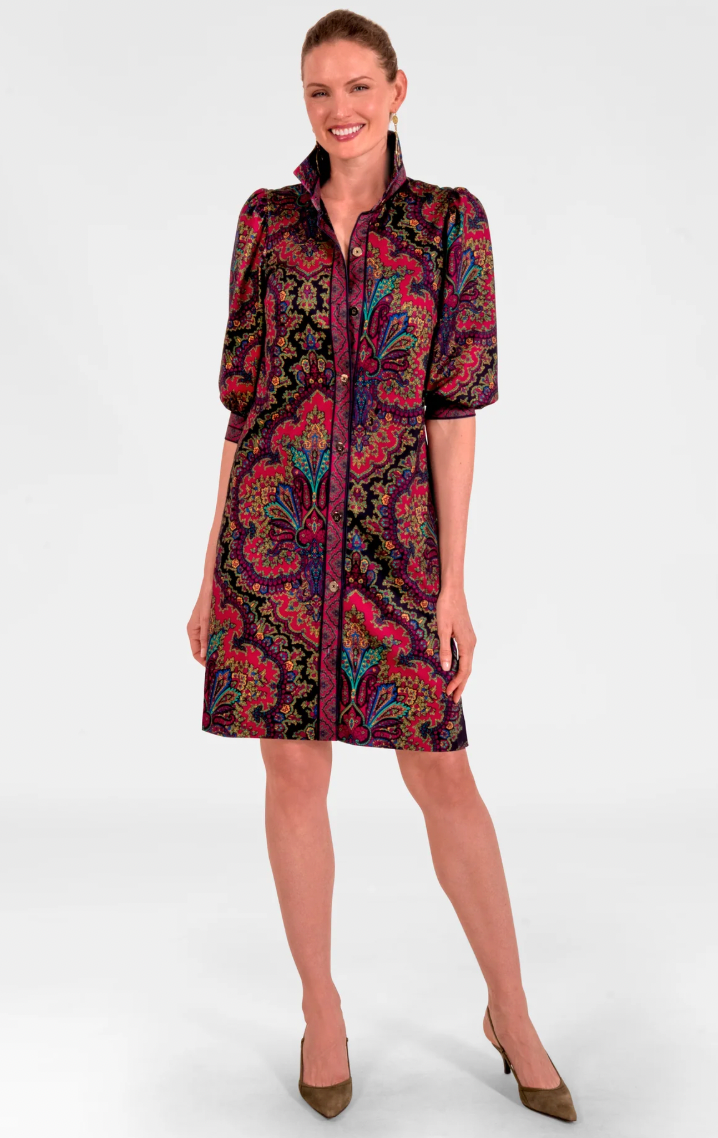 GRETCHEN SCOTT SWAGGER DRESS PAISLEY