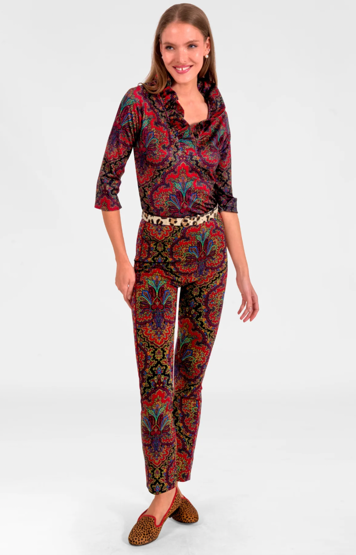 GRETCHEN SCOTT GRIPELESS PANT PASSION PAISLEY