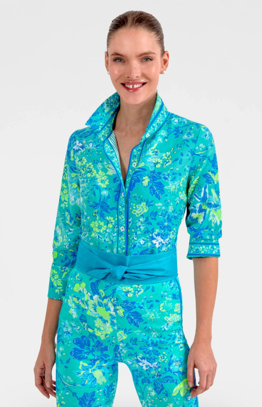 GRETCHEN SCOTT BOYFRIEND SHIRT ENGLISH GARDEN