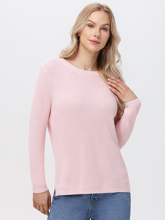 525 AMERICA EMMA SWEATER LIGHT PINK