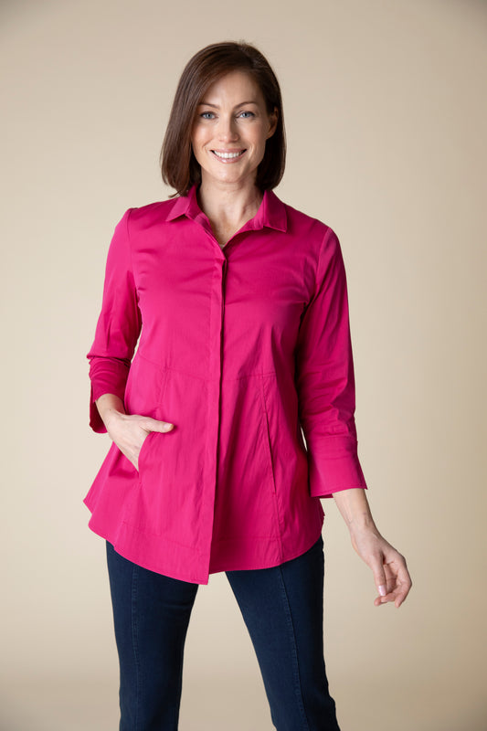 HABITAT TRAVEL SHIRT MERLOT