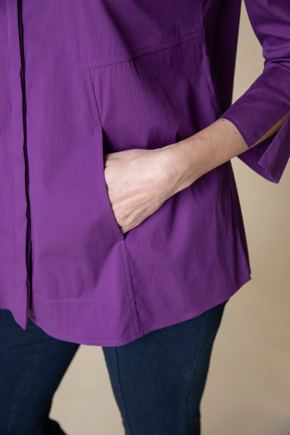 HABITAT TRAVEL SHIRT PLUM