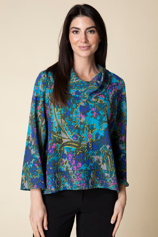 HABITAT FLORAL PULLOVER SHIRT CAPRI