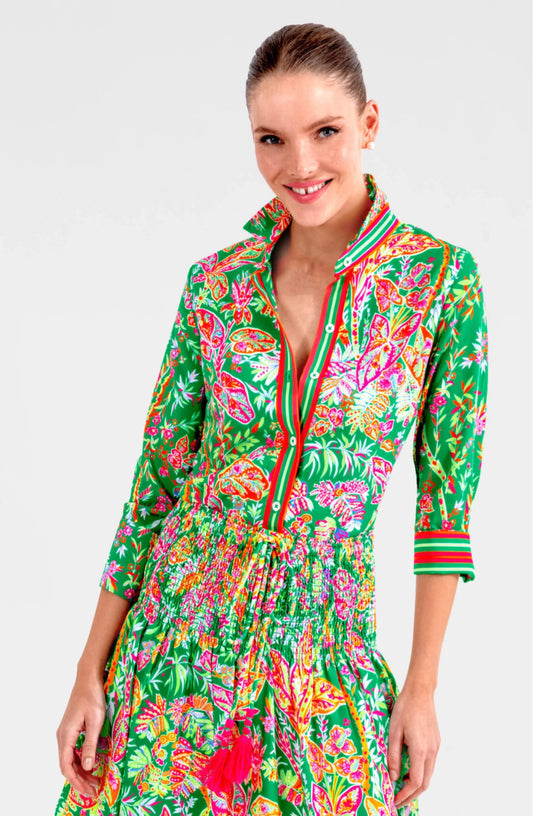 GRETCHEN SCOTT BOYFRIEND SHIRT VINTAGE VINES
