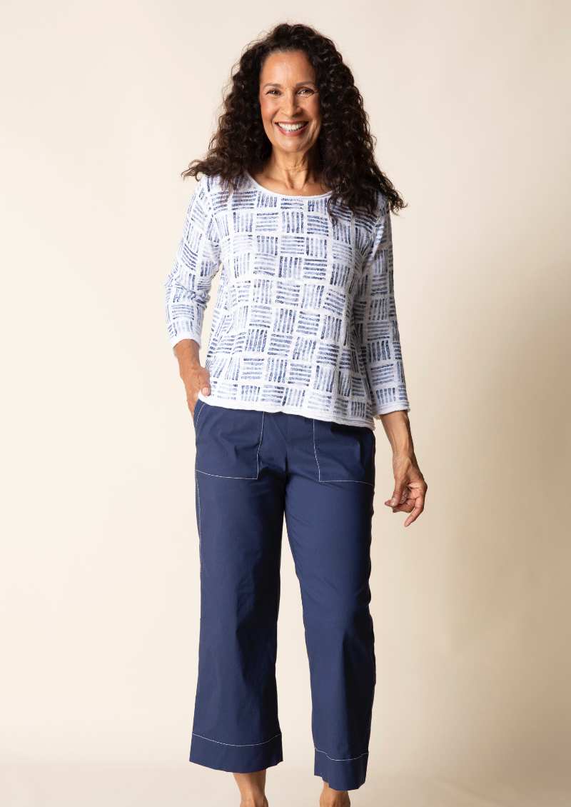 HABITAT BOARDWALK SWEATER BLU