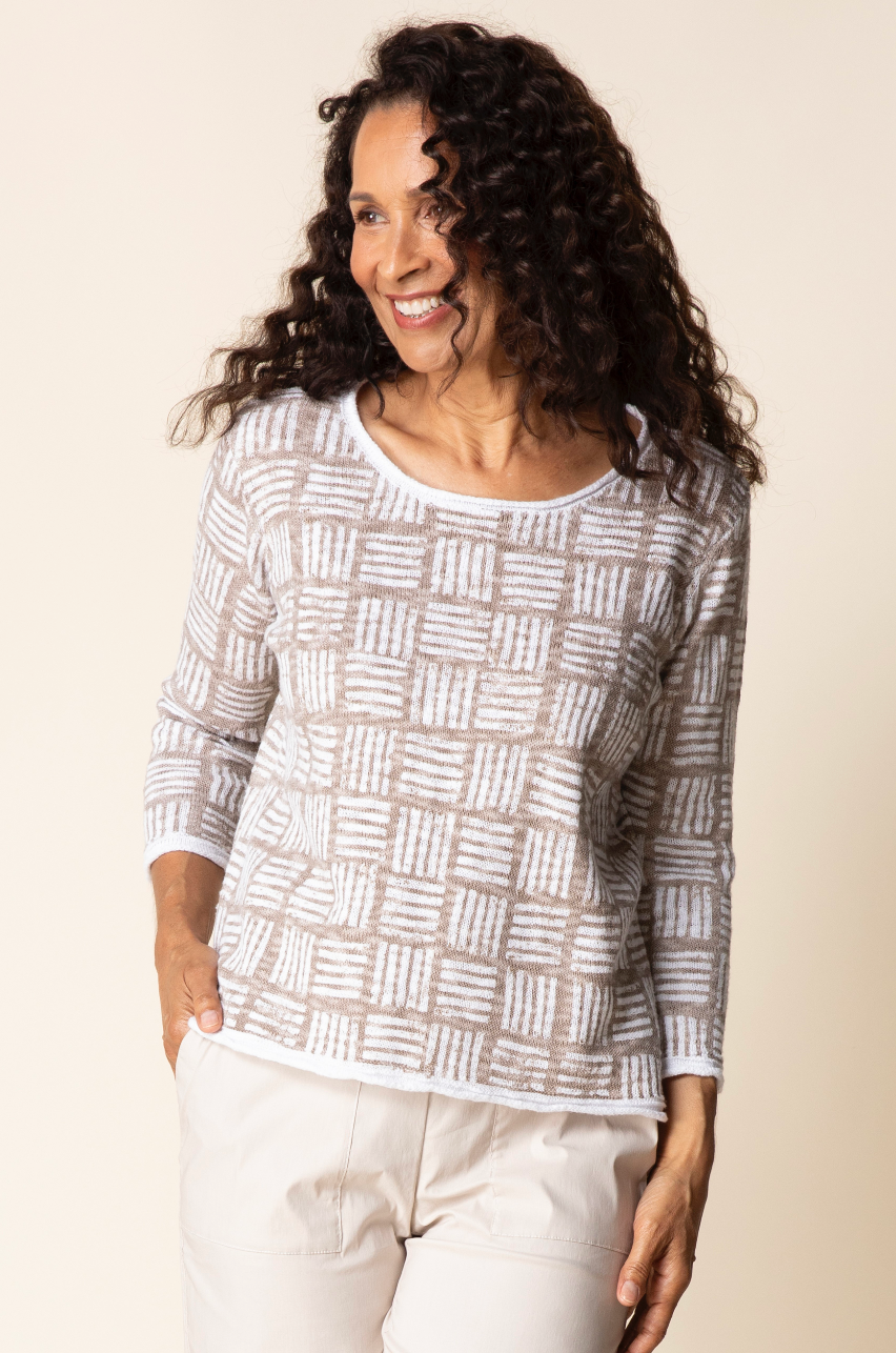 HABITAT BOARDWALK SWEATER TAN