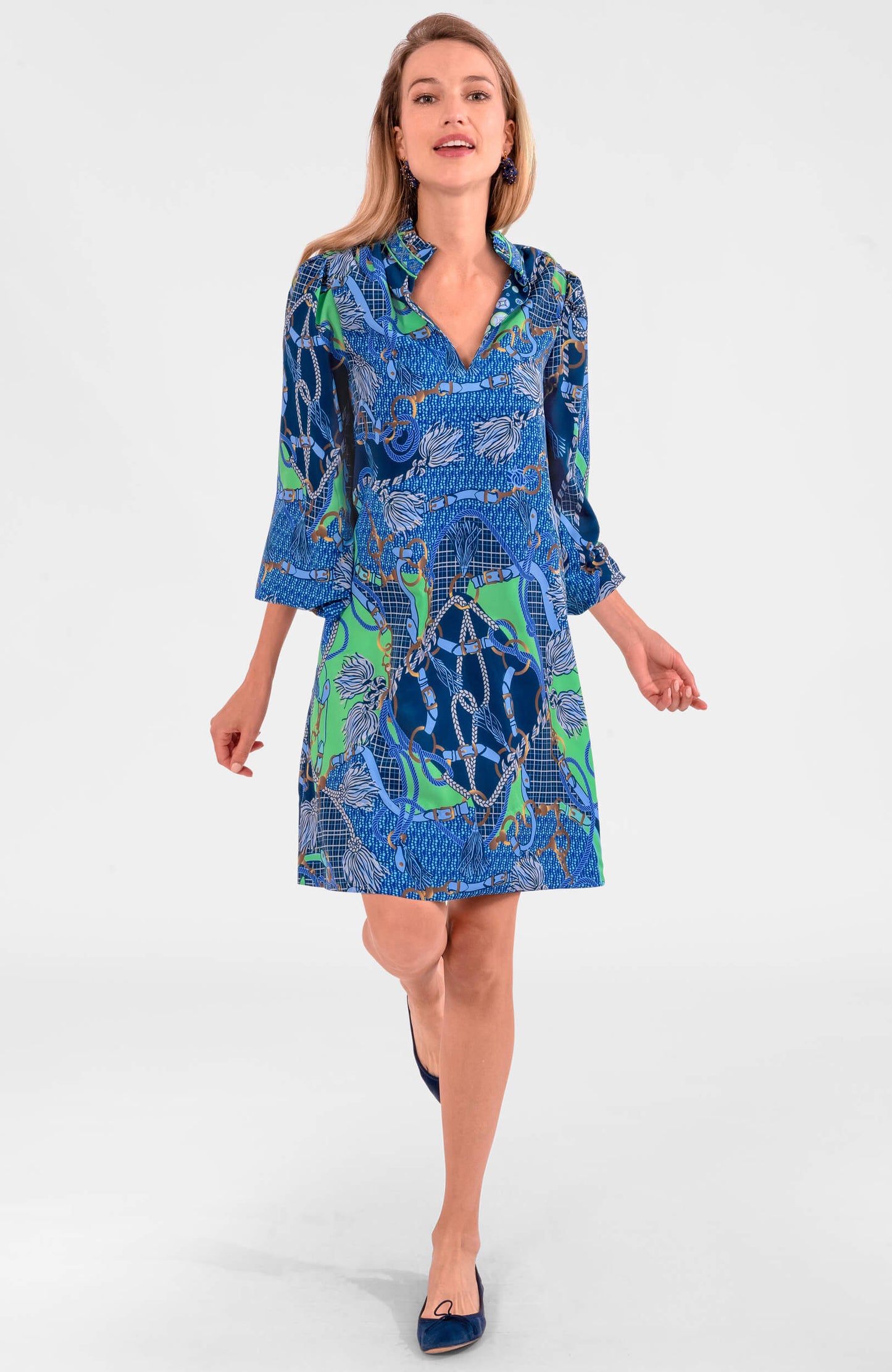 GRETCHEN SCOTT OUT OF SIGHT DRESS DITTO BLUES