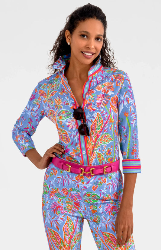 GRETCHEN SCOTT BOYFRIEND SHIRT VINTAGE VINES