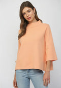 Mock Neck Pullover Sweater