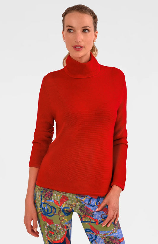 GRETCHEN SCOTT KNIT KNIT SWEATER RED