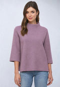 Mock Neck Pullover Sweater