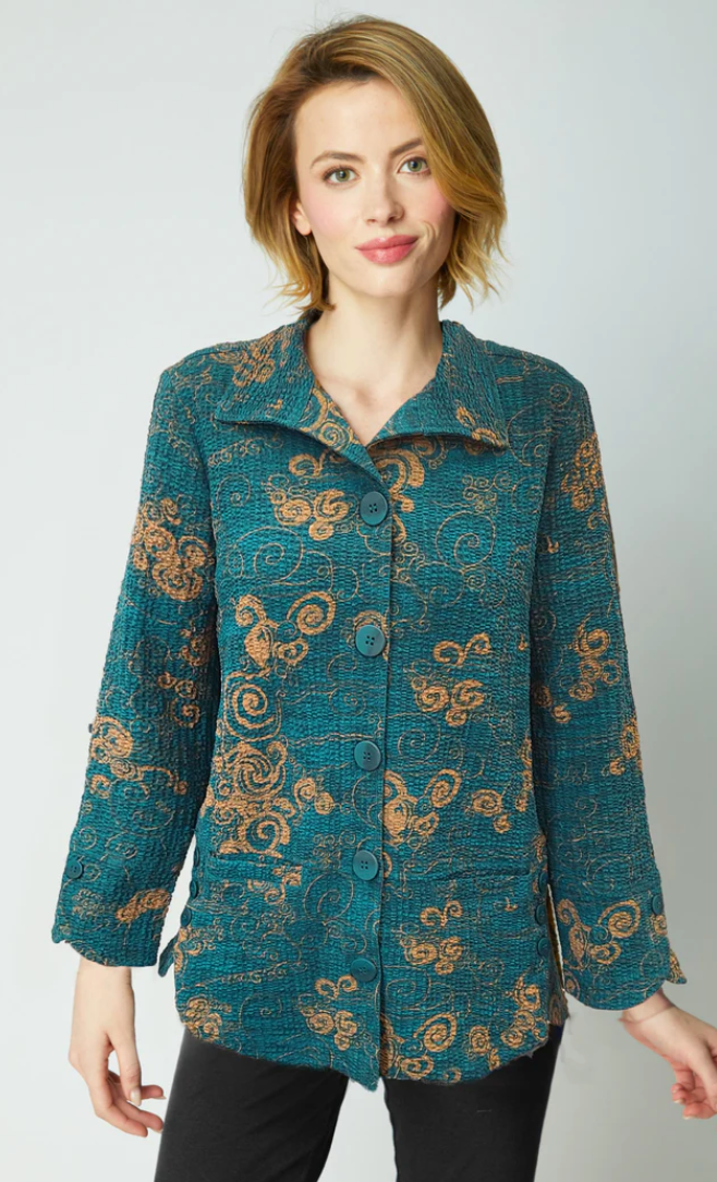 HABITAT PUCKER WEAVE MUSEUM JACKET