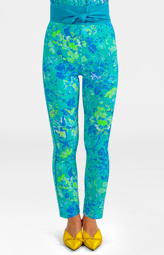 GRETCHEN SCOTT GRIPELESS PULL ON PANT ENGLISH GARDEN