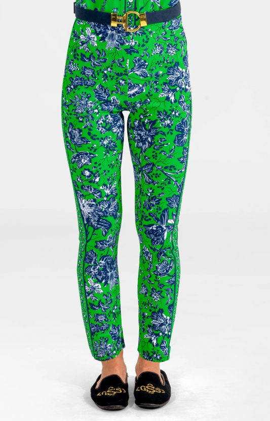 GRETCHEN SCOTT GRIPELESS PULL ON PANT ENGLISH GARDEN