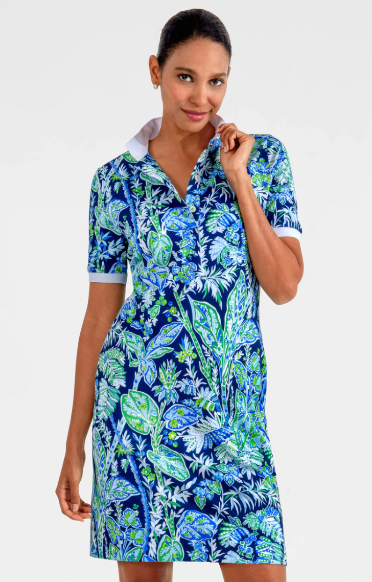 GRETCHEN SCOTT JERSEY DRESS VINTAGE VINES