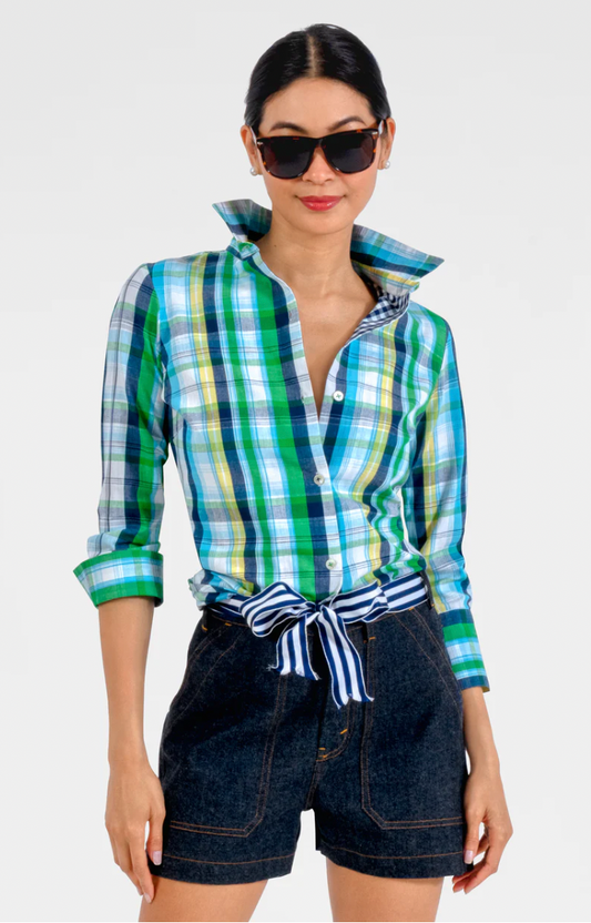 GRETCHEN SCOTT BOYFRIEND SHIRT PICNIC TIME