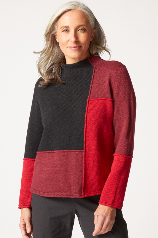 HABITAT PULLOVER SWEATER COLORBLOCK
