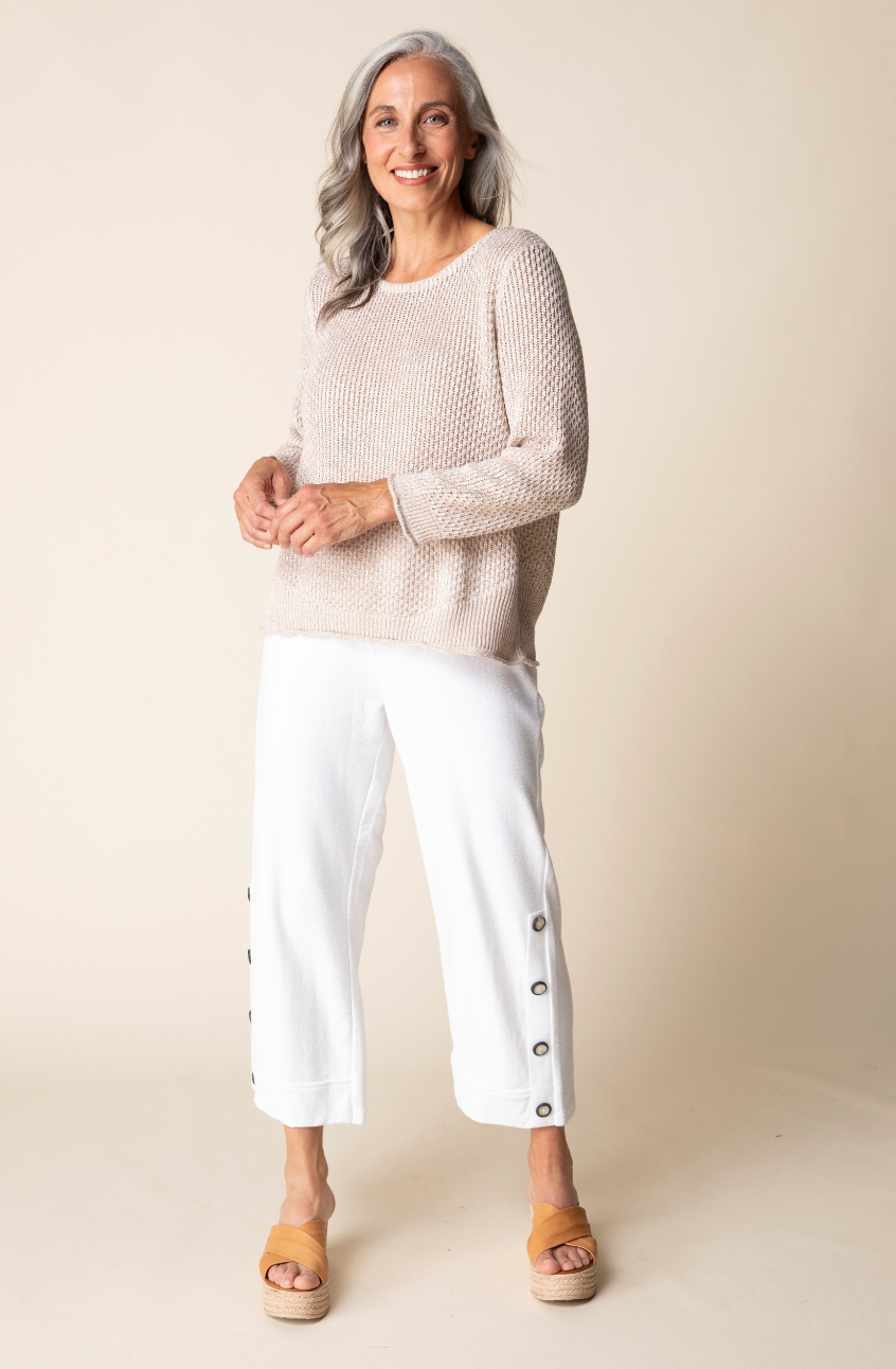 HABITAT BEACH JETTY SWEATER WILLOW