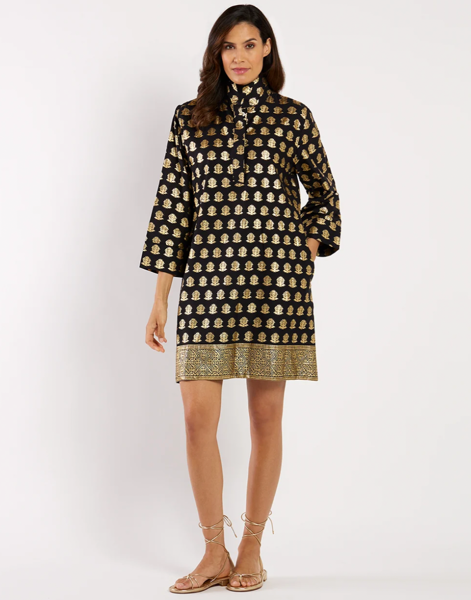 Jude Connally Helen Dress Voile Black