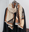 Equestrian Brown Giddy Up Reversible Wrap